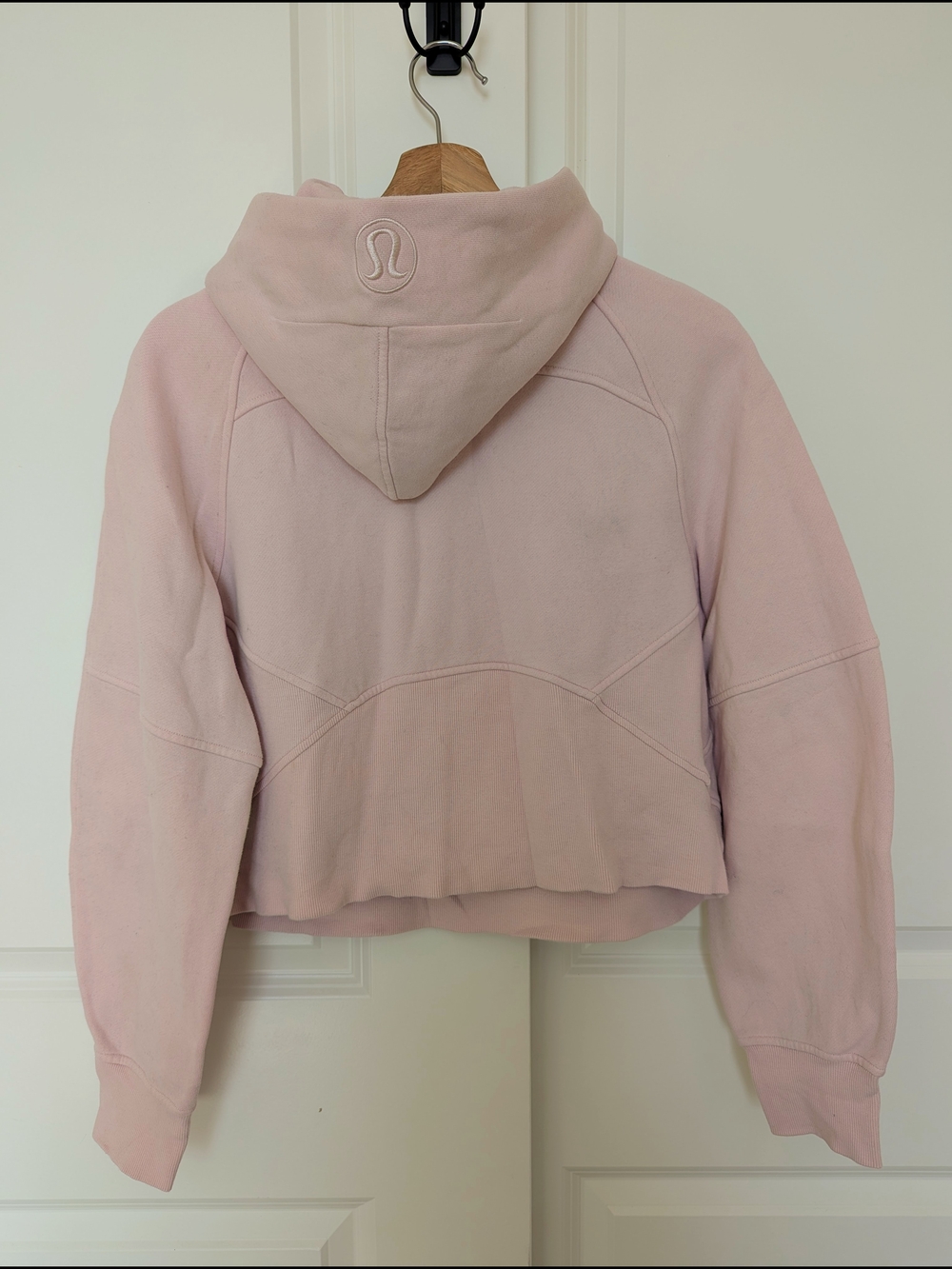 Lululemon Scuba Oversize Half Zip Hoodie Sweatshirt Strawberry Milkshake XS/S - Picture 4 of 7